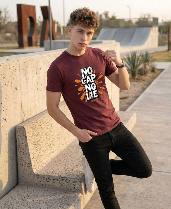 T.T. Men|Graphics Printed Tshirts For Men|Eco Friendly Fabric|Round Neck|Half Sleeves|Cotton Blended Tees For Men|Regular Fit|Big Print|Maroon
