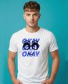 T.T. Men|Graphics Printed Tshirts For Men|Eco Friendly Fabric|Round Neck|Half Sleeves|Cotton Blended Tees For Men|Regular Fit|Big Print|White