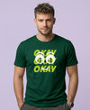 T.T. Men|Graphics Printed Tshirts For Men|Eco Friendly Fabric|Round Neck|Half Sleeves|Cotton Blended Tees For Men|Regular Fit|Big Print|Olive