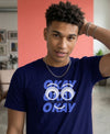 T.T. Men|Graphics Printed Tshirts For Men|Eco Friendly Fabric|Round Neck|Half Sleeves|Cotton Blended Tees For Men|Regular Fit|Big Print|Navy