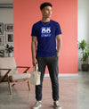 T.T. Men|Graphics Printed Tshirts For Men|Eco Friendly Fabric|Round Neck|Half Sleeves|Cotton Blended Tees For Men|Regular Fit|Big Print|Navy