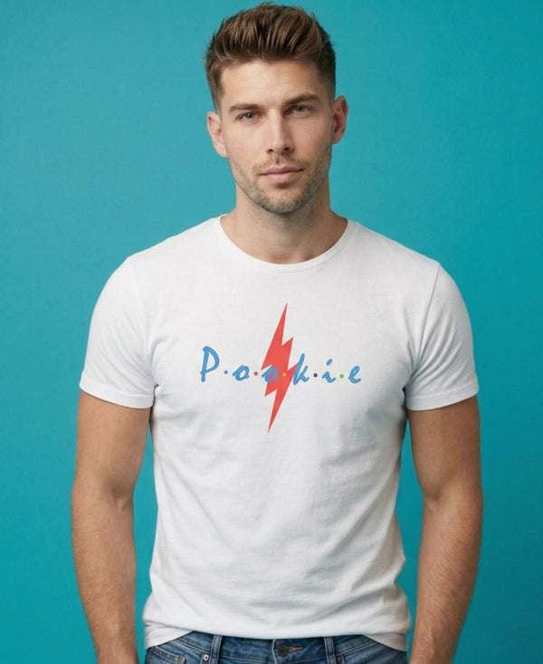 T.T. Men|Graphics Printed Tshirts For Men|Eco Friendly Fabric|Round Neck|Half Sleeves|Cotton Blended Tees For Men|Regular Fit|Big Print|White