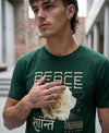 T.T. Men|Graphics Printed Tshirts For Men|Eco Friendly Fabric|Round Neck|Half Sleeves|Cotton Blended Tees For Men|Regular Fit|Big Print|Olive