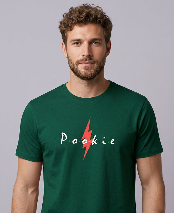 T.T. Men|Graphics Printed Tshirts For Men|Eco Friendly Fabric|Round Neck|Half Sleeves|Cotton Blended Tees For Men|Regular Fit|Big Print|Olive