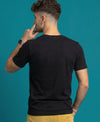 T.T. Men|Graphics Printed Tshirts For Men|Eco Friendly Fabric|Round Neck|Half Sleeves|Cotton Blended Tees For Men|Regular Fit|Big Print|Black