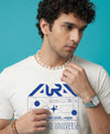 T.T. Men|Graphics Printed Tshirts For Men|Eco Friendly Fabric|Round Neck|Half Sleeves|Cotton Blended Tees For Men|Regular Fit|Big Print|White