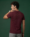 T.T. Men|Graphics Printed Tshirts For Men|Eco Friendly Fabric|Round Neck|Half Sleeves|Cotton Blended Tees For Men|Regular Fit|Big Print|Maroon