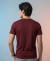 T.T. Men|Graphics Printed Tshirts For Men|Eco Friendly Fabric|Round Neck|Half Sleeves|Cotton Blended Tees For Men|Regular Fit|Big Print|Maroon