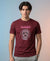 T.T. Men|Graphics Printed Tshirts For Men|Eco Friendly Fabric|Round Neck|Half Sleeves|Cotton Blended Tees For Men|Regular Fit|Big Print|Maroon