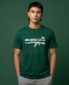 T.T. Men|Graphics Printed Tshirts For Men|Eco Friendly Fabric|Round Neck|Half Sleeves|Cotton Blended Tees For Men|Regular Fit|Big Print|Olive