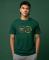 T.T. Men|Graphics Printed Tshirts For Men|Eco Friendly Fabric|Round Neck|Half Sleeves|Cotton Blended Tees For Men|Regular Fit|Big Print|Olive