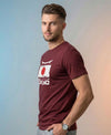 T.T. Men|Graphics Printed Tshirts For Men|Eco Friendly Fabric|Round Neck|Half Sleeves|Cotton Blended Tees For Men|Regular Fit|Big Print|Maroon