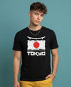 T.T. Men|Graphics Printed Tshirts For Men|Eco Friendly Fabric|Round Neck|Half Sleeves|Cotton Blended Tees For Men|Regular Fit|Big Print|Black