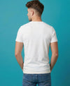 T.T. Men|Graphics Printed Tshirts For Men|Eco Friendly Fabric|Round Neck|Half Sleeves|Cotton Blended Tees For Men|Regular Fit|Big Print|White