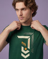 T.T. Men|Graphics Printed Tshirts For Men|Eco Friendly Fabric|Round Neck|Half Sleeves|Cotton Blended Tees For Men|Regular Fit|Big Print|Olive