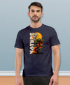 T.T. Men|Graphics Printed Tshirts For Men|Eco Friendly Fabric|Round Neck|Half Sleeves|Cotton Blended Tees For Men|Regular Fit|Big Print|Navy