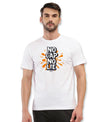 T.T. Men|Graphics Printed Tshirts For Men|Eco Friendly Fabric|Round Neck|Half Sleeves|Cotton Blended Tees For Men|Regular Fit|Big Print|White