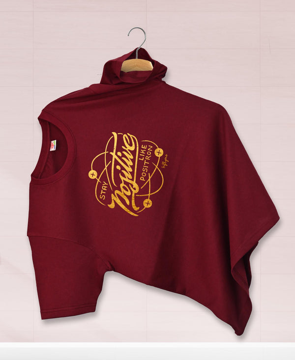 T.T. Men|Graphics Printed Tshirts For Men|Eco Friendly Fabric|Round Neck|Half Sleeves|Cotton Blended Tees For Men|Regular Fit|Big Print|Maroon