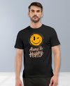 T.T. Men|Graphics Printed Tshirts For Men|Eco Friendly Fabric|Round Neck|Half Sleeves|Cotton Blended Tees For Men|Regular Fit|Big Print|Black