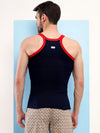 T.T. Men|Desire Premium|Pure Cotton|Rib Gym Vest|Breathable, Soft & Stretchable Innerwear For Men | Gym, Sports & Daily Wear|Pack Of 3|Grey,Maroon,Navy