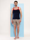 T.T. Men|Desire Premium|Pure Cotton|Rib Gym Vest|Breathable, Soft & Stretchable Innerwear For Men | Gym, Sports & Daily Wear|Pack Of 3|Grey,Maroon,Navy