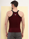 T.T. Men|Desire Premium|Pure Cotton|Rib Gym Vest|Breathable, Soft & Stretchable Innerwear For Men | Gym, Sports & Daily Wear|Pack Of 2|Maroon,Navy