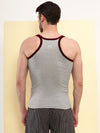 T.T. Men|Desire Premium|Pure Cotton|Rib Gym Vest|Breathable, Soft & Stretchable Innerwear For Men | Gym, Sports & Daily Wear|Pack Of 2|Grey,Red
