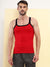 T.T. Men|Desire Premium Gym Vest|Pure Cotton|Rib Fabric|Moisture-Wicking, Breathable & Stretchable Sleeveless Undershirt| Ideal For Gym, Sports & Daily Wear|Pack Of 1|Red