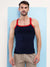 T.T. Men|Desire Premium Gym Vest|Pure Cotton|Rib Fabric|Moisture-Wicking, Breathable & Stretchable Sleeveless Undershirt| Ideal For Gym, Sports & Daily Wear|Pack Of 1|Navy