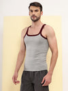 T.T. Men|Desire Premium Gym Vest|Pure Cotton|Rib Fabric|Moisture-Wicking, Breathable & Stretchable Sleeveless Undershirt| Ideal For Gym, Sports & Daily Wear|Pack Of 1|Grey