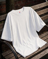 T.T. Women Oversized Fit Cotton Round Neck Tees White