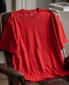 T.T. Women Oversized Fit Cotton Round Neck Tees Red