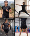 T.T. Women Dri-Fit Polyester Dot- Knit Fabric Round Neck TeesBlack