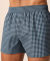T.T. Men Checked Cotton Blend Boxer Short Green