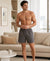 T.T. Men Checked Cotton Blend Boxer Short Brown