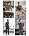 Hiflyers Men'S|Cotton Blend Pique Polo T-Shirt With Chest Pocket|Regular Fit Half Sleeve|Comfortable Smart Casual Wear|Steel Grey