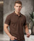 Hiflyers Men'S|Cotton Blend Pique Polo T-Shirt With Chest Pocket|Regular Fit Half Sleeve|Comfortable Smart Casual Wear|Coffee Brown