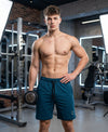T.T. Men Regular Fit Cotton Bermuda Short With Rib Band | Side Pocket |Pack Of 1-Teal