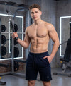 T.T. Men Regular Fit Cotton Bermuda Short With Rib Band | Side Pocket |Pack Of 1-Navy
