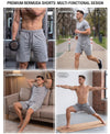 T.T. Men Regular Fit Cotton Bermuda Short With Rib Band | Side Pocket |Pack Of 1-Grey