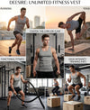 T.T. Men|Desire Premium Gym Vest|Pure Cotton|Rib Fabric|Moisture-Wicking, Breathable & Stretchable Sleeveless Undershirt| Ideal For Gym, Sports & Daily Wear|Pack Of 2|Black,Grey Melange
