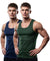 T.T. Men|Desire Premium Gym Vest|Pure Cotton|Rib Fabric|Moisture-Wicking, Breathable & Stretchable Sleeveless Undershirt| Ideal For Gym, Sports & Daily Wear|Pack Of 2|Navy,Green