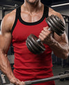 T.T. Men|Titanic Premium Gym Vest|Pure Cotton|Rib Fabric|Moisture-Wicking, Breathable & Stretchable Sleeveless Undershirt| Ideal For Gym, Sports & Daily Wear|Pack Of 1|Red