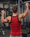 T.T. Men|Titanic Premium Gym Vest|Pure Cotton|Rib Fabric|Moisture-Wicking, Breathable & Stretchable Sleeveless Undershirt| Ideal For Gym, Sports & Daily Wear|Pack Of 1|Red