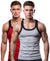T.T. Men|Titanic Premium Gym Vest|Pure Cotton|Rib Fabric|Moisture-Wicking, Breathable & Stretchable Sleeveless Undershirt| Ideal For Gym, Sports & Daily Wear|Pack Of 2|Red,Grey Melange