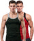 T.T. Men|Titanic Premium Gym Vest|Pure Cotton|Rib Fabric|Moisture-Wicking, Breathable & Stretchable Sleeveless Undershirt| Ideal For Gym, Sports & Daily Wear|Pack Of 2|Green,Red