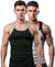 T.T. Men|Titanic Premium Gym Vest|Pure Cotton|Rib Fabric|Moisture-Wicking, Breathable & Stretchable Sleeveless Undershirt| Ideal For Gym, Sports & Daily Wear|Pack Of 2|Green,Grey Melange