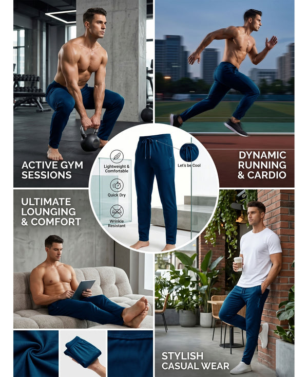 T.T. Men Regular Fit |Dri-Fit| Lightweight|Breathable| Wrinkle Resistent|Sports Track Pant|Ideal For Gym, Running, Lounge & Casual Wear -Teal