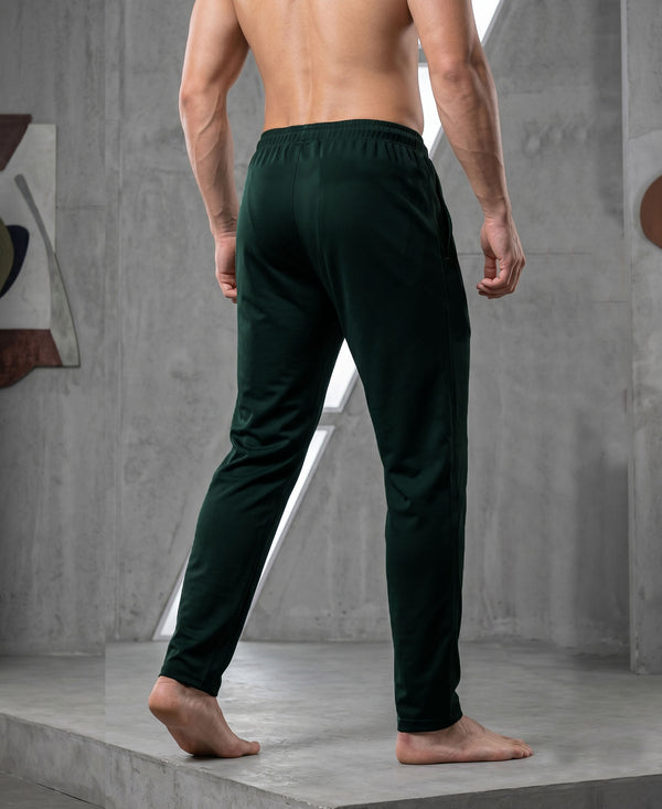 T.T. Men Regular Fit |Dri-Fit| Lightweight|Breathable| Wrinkle Resistent|Sports Track Pant|Ideal For Gym, Running, Lounge & Casual Wear -Green