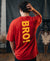 T.T. Men|Oversized Printed T-Shirt|Round Neck|Soft Breathable Cotton Fabric | Street , Casual & Outdoor Wear Tees|Big Print|Red
